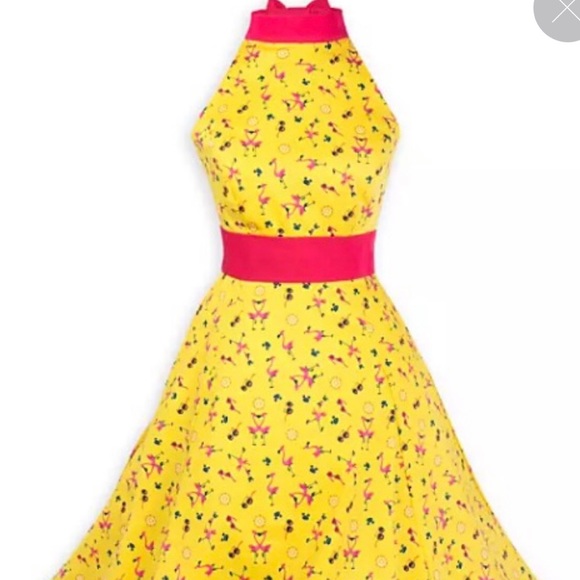 Disney’s The Dress Shop Flock of Flamingos Dress - Picture 2 of 11